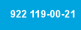 922 119-00-21